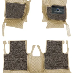 Top Gear 4D Rody HC Leatherite Car Mats for Mercedes GLA 200 I-Vanilla(HC-Coffee//Vanilla)